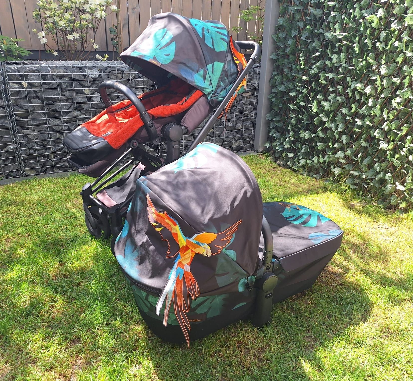 Cybex Birds of Paradise + fotelik samochodowy duży zestaw