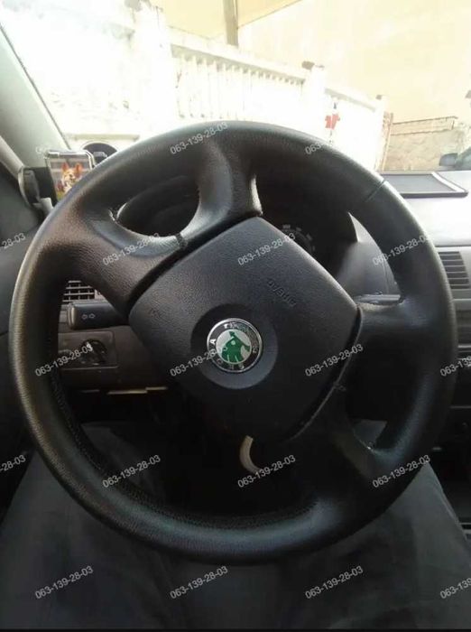 Skoda Octavia Fabia Roomster Оплетка чехол на руль Шкода Октавия Фабия