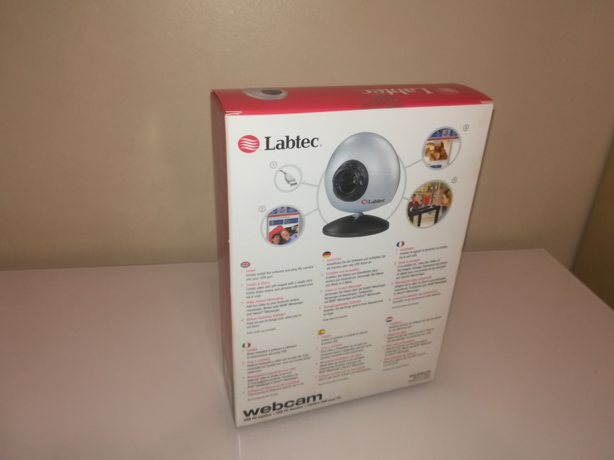 Webcam Labtec - Novo