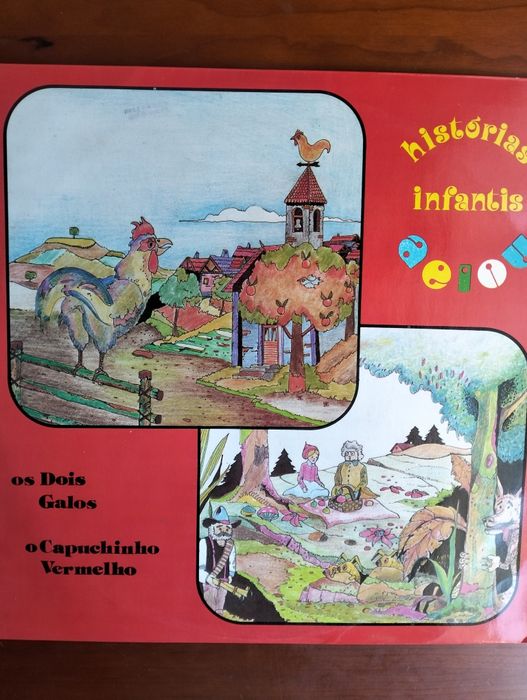 Disco de vinil LP Histórias Infantis - Capuchinho vermelho//Os Dois Ga