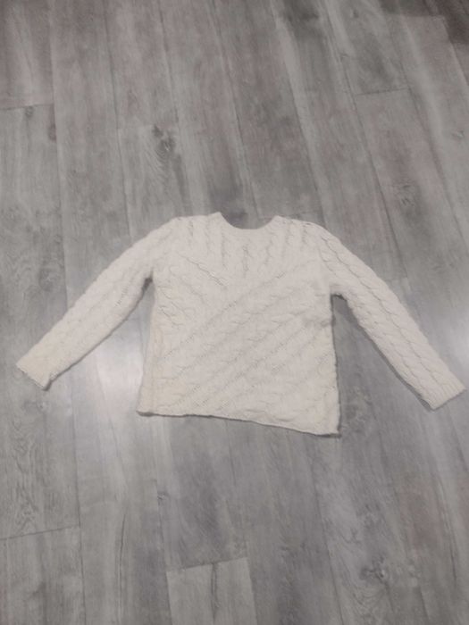 Gruby ażurowy sweter H&M rozmiar M