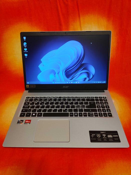 MOCARNY Laptop Acer 15,6 Ryzen 7 8-RDZENIOWY 24GB Ram Ddr4 512GB SSD