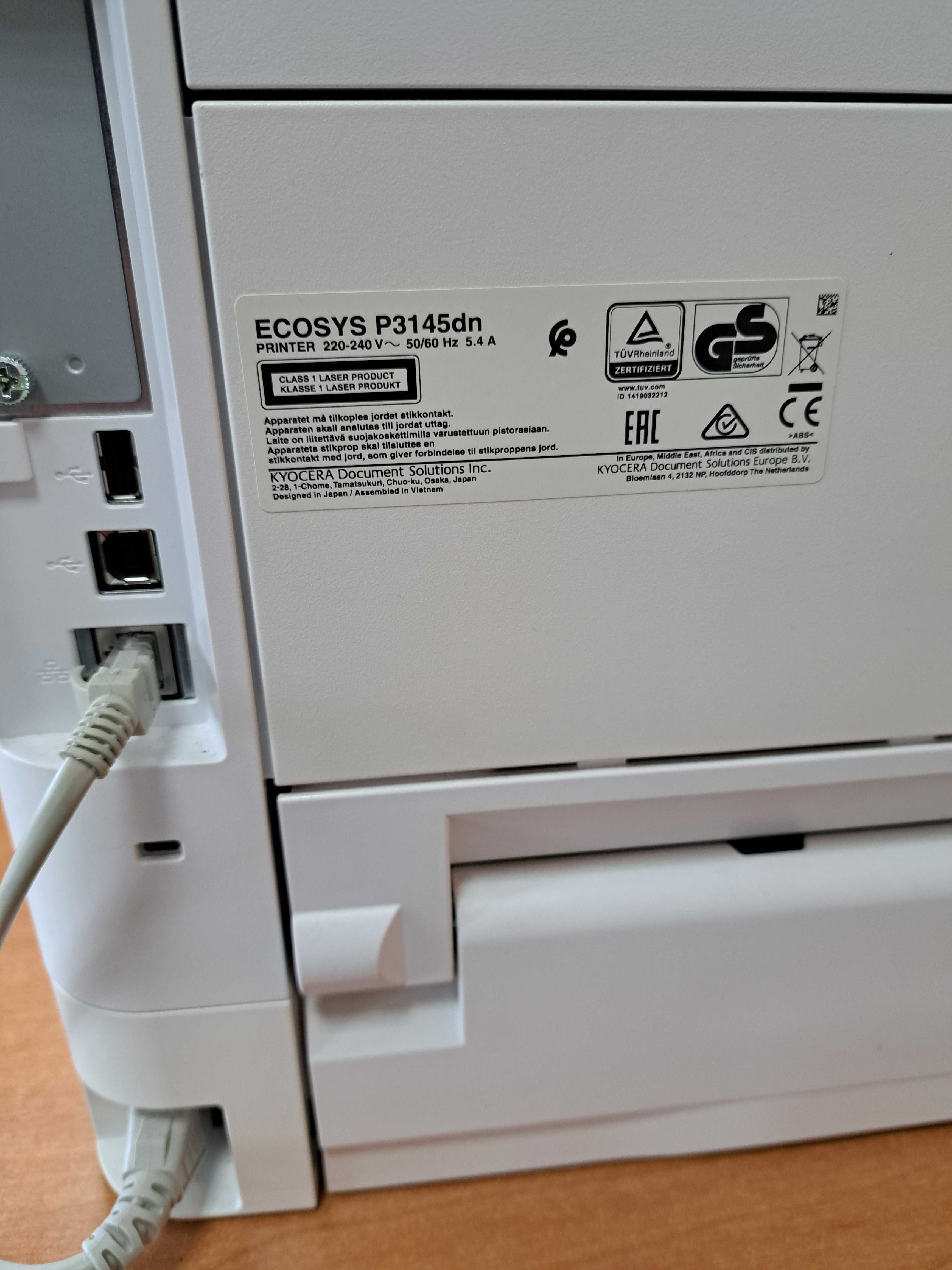 Drukarka laserowa Kyocera ECOSYS P3145dn