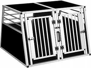 Aluminiowa klatka Transportowa Dla Psa  z Wyjmowaną Przegrodą NrG160
