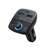 Ugreen Transmiter Fm Bluetooth 5.0 ładowarka samochodowa Mp3/3x Usb Tf