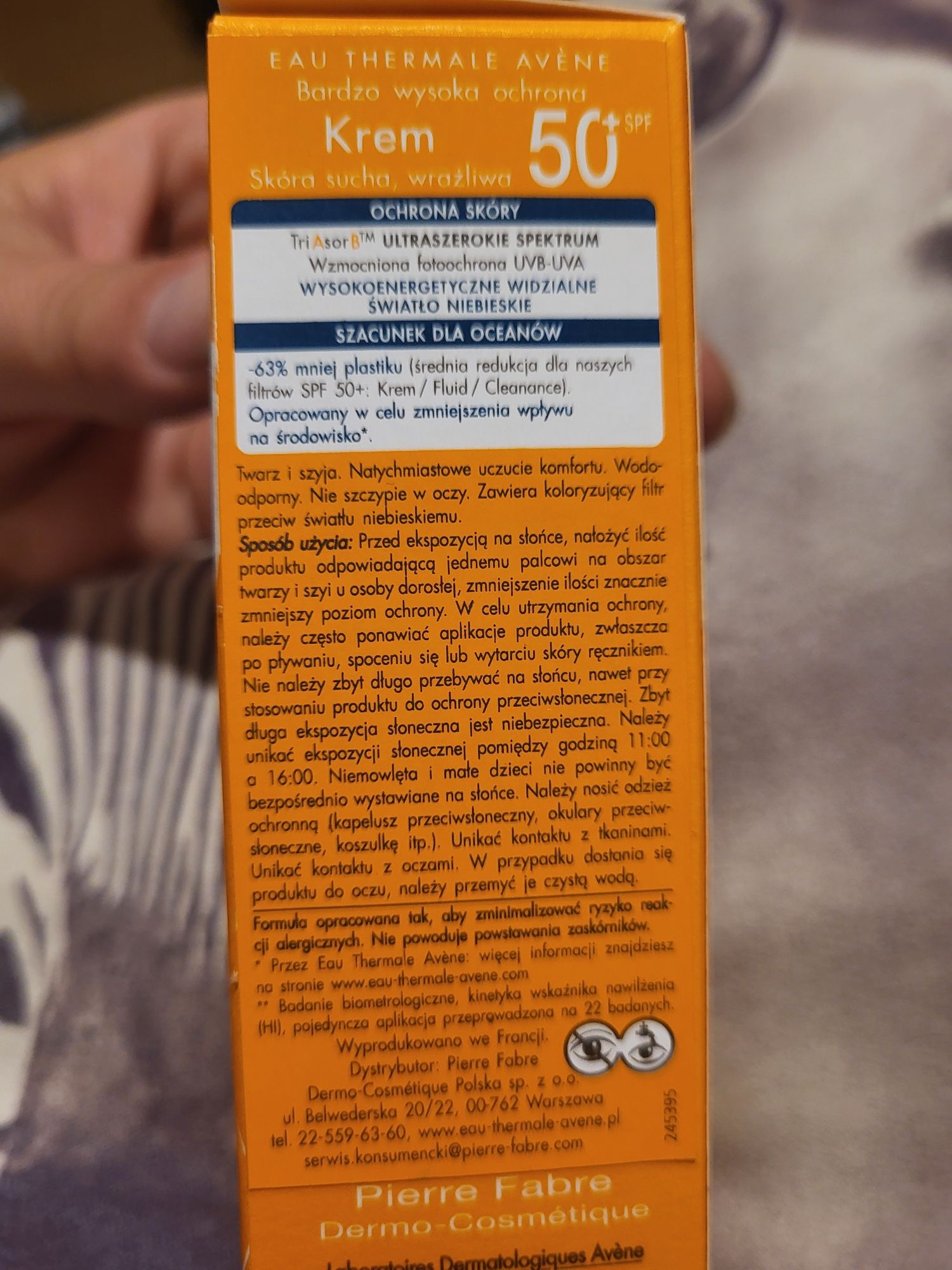 Krem Avene 50 spf