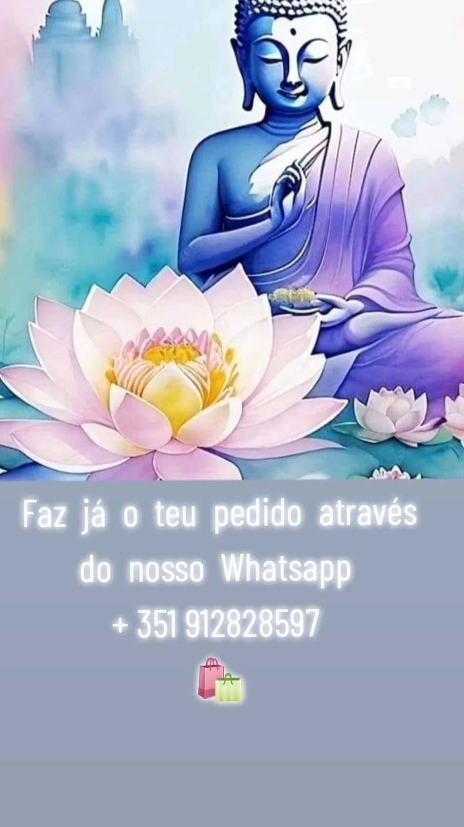 Pack 5 Velas Buda | 5 Tons de Azul | 50% off