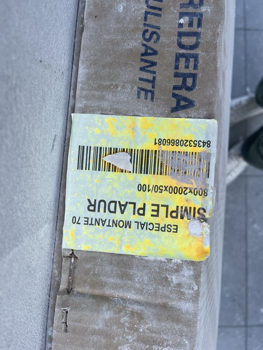 Estrutura para porta de encastrar 80x200