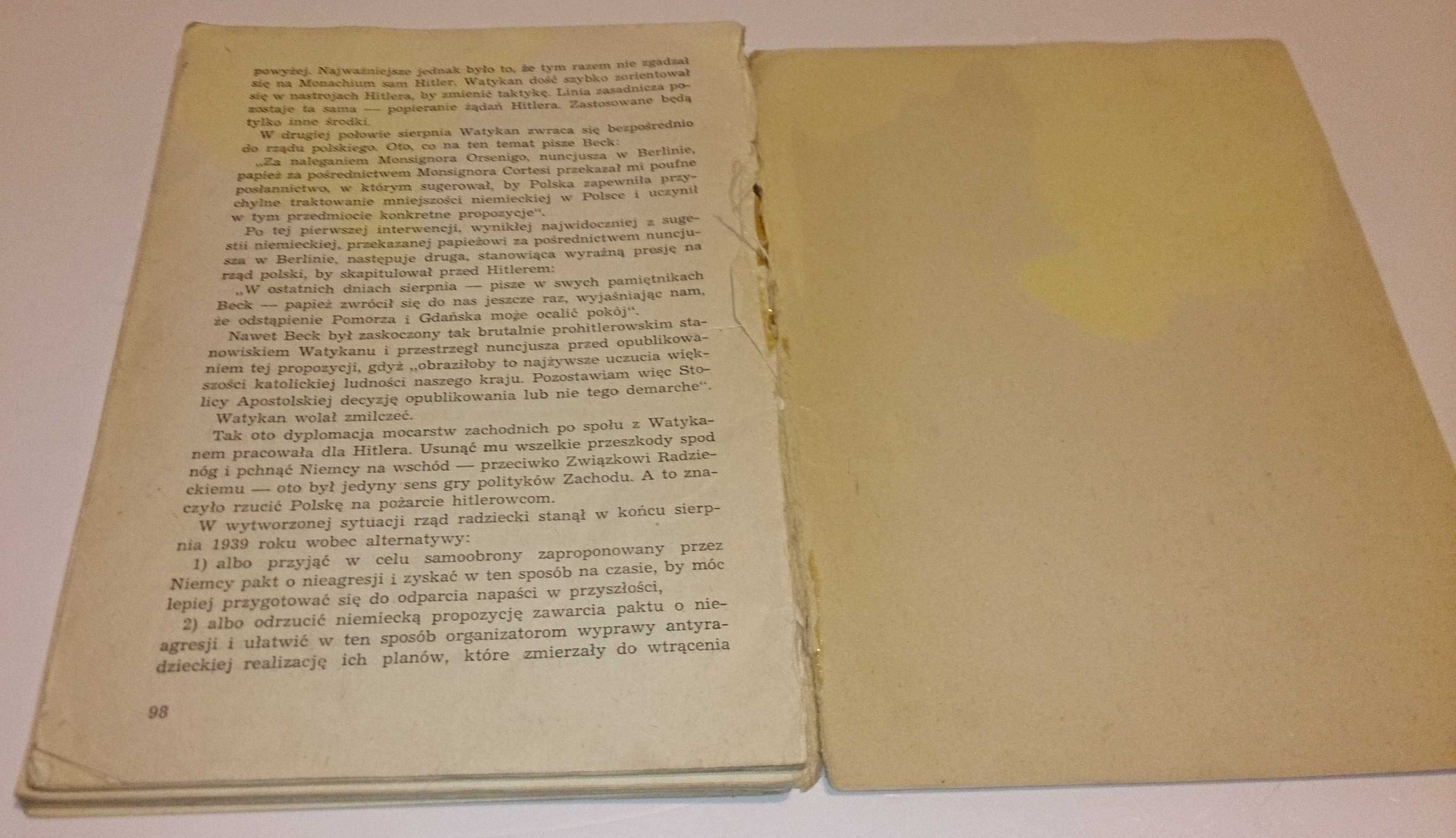Stefan Arski „Przeklęte lata”, Książka i Wiedza, 1954 (Książka)