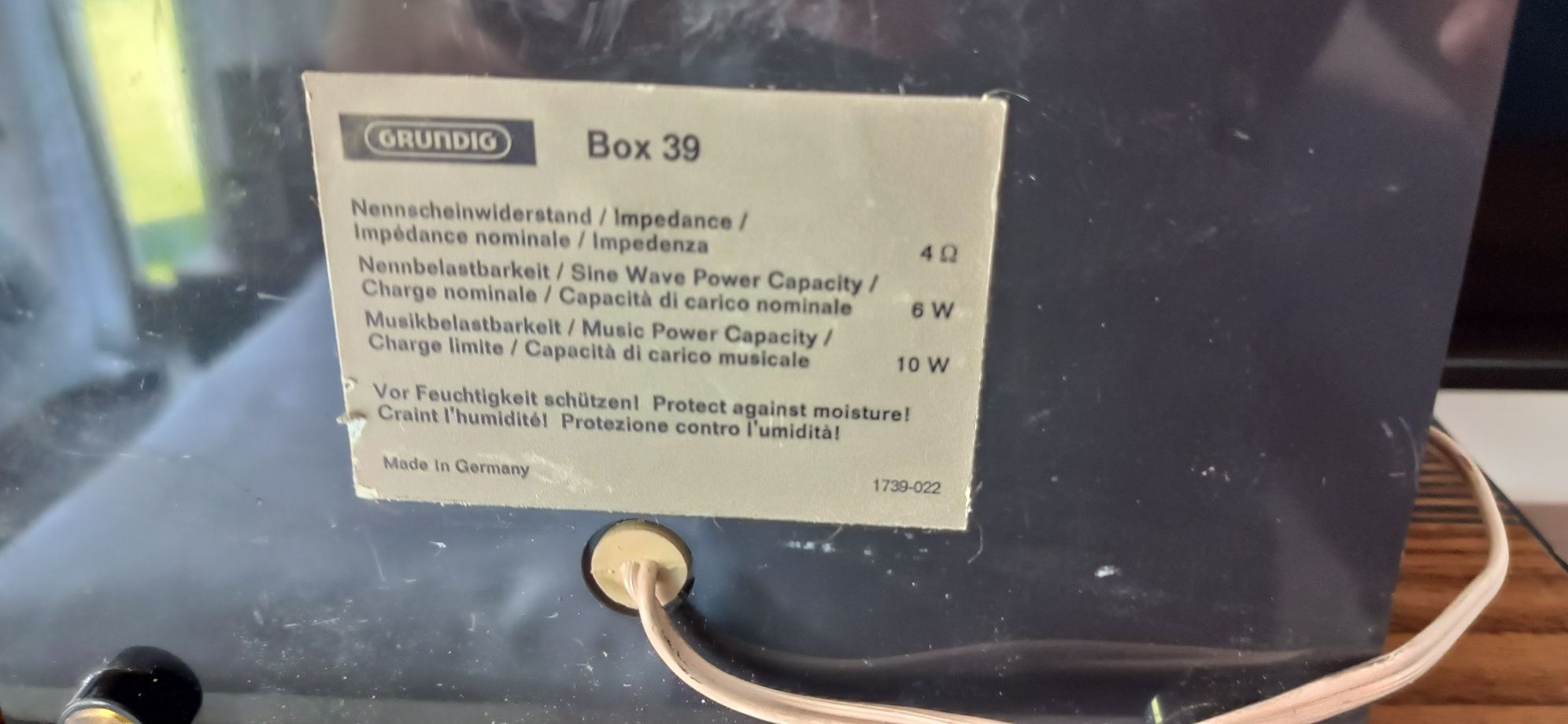 Amplituner Grundig RTV 500, kolumny Grundig Box 39