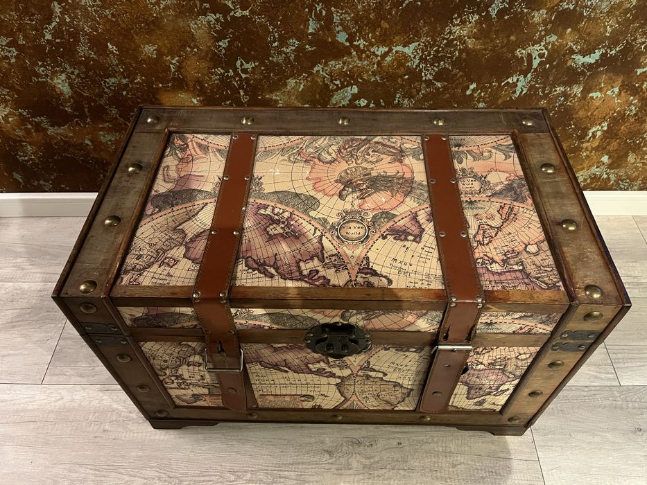 Duża skrzynia drewniana almi decor