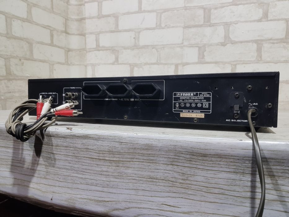 Еквалайзер FISHER EQ-875, 9 смуг, б/у з Німеччини
