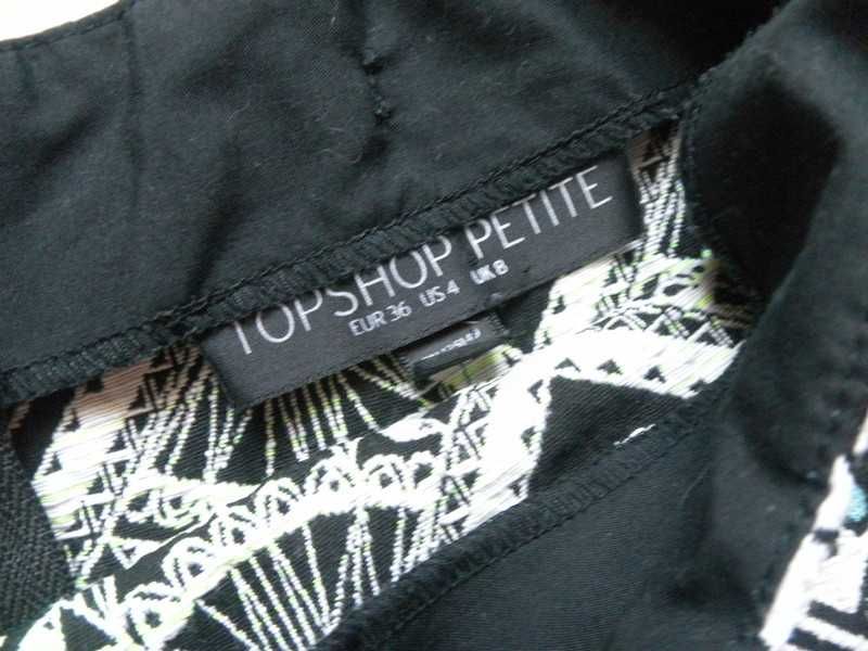 Aztecka mini spódniczka Topshop Petite 36,S