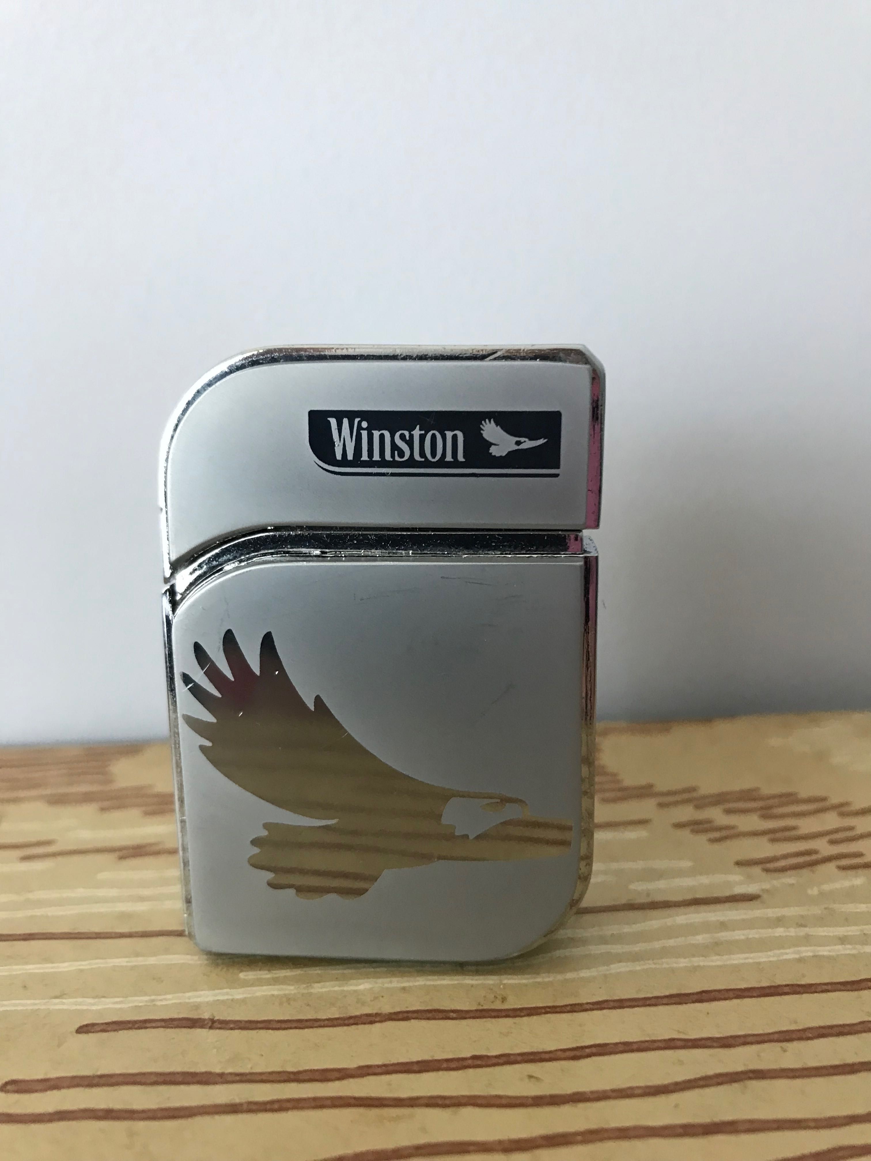 Турбо газова запальничка Winston  Зажигалка Нова