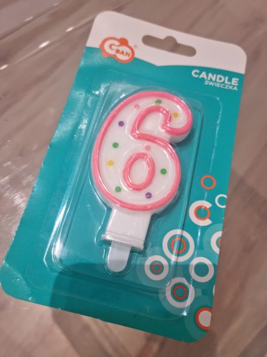 Świeczka na tort 6