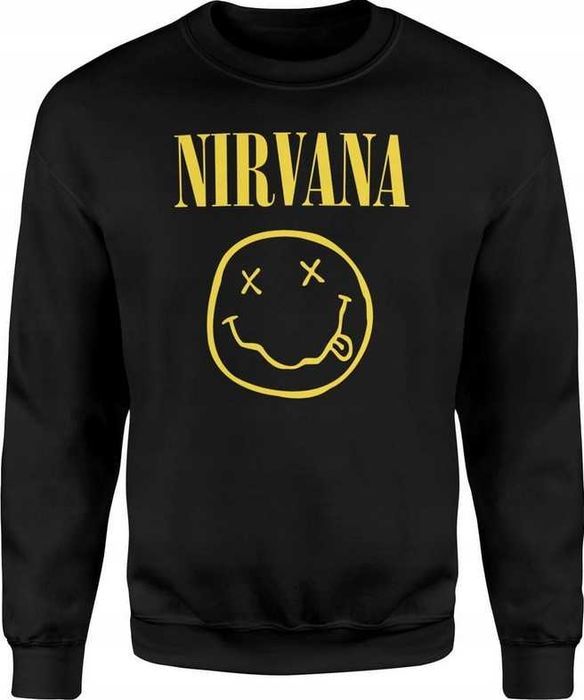 Bluza męska Nirvana Kurt Cobain grunge rock legenda nowa rozm. L