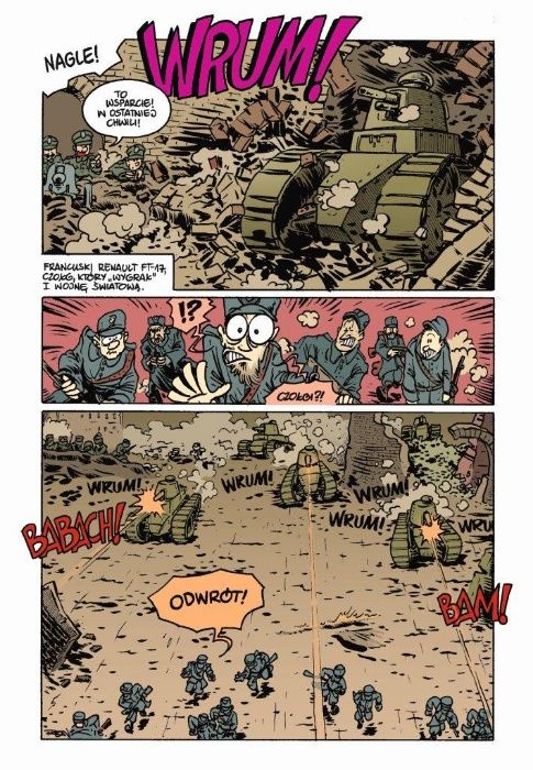 Srebrni na szlakach Niepodległej komiks w Świat Patrioty