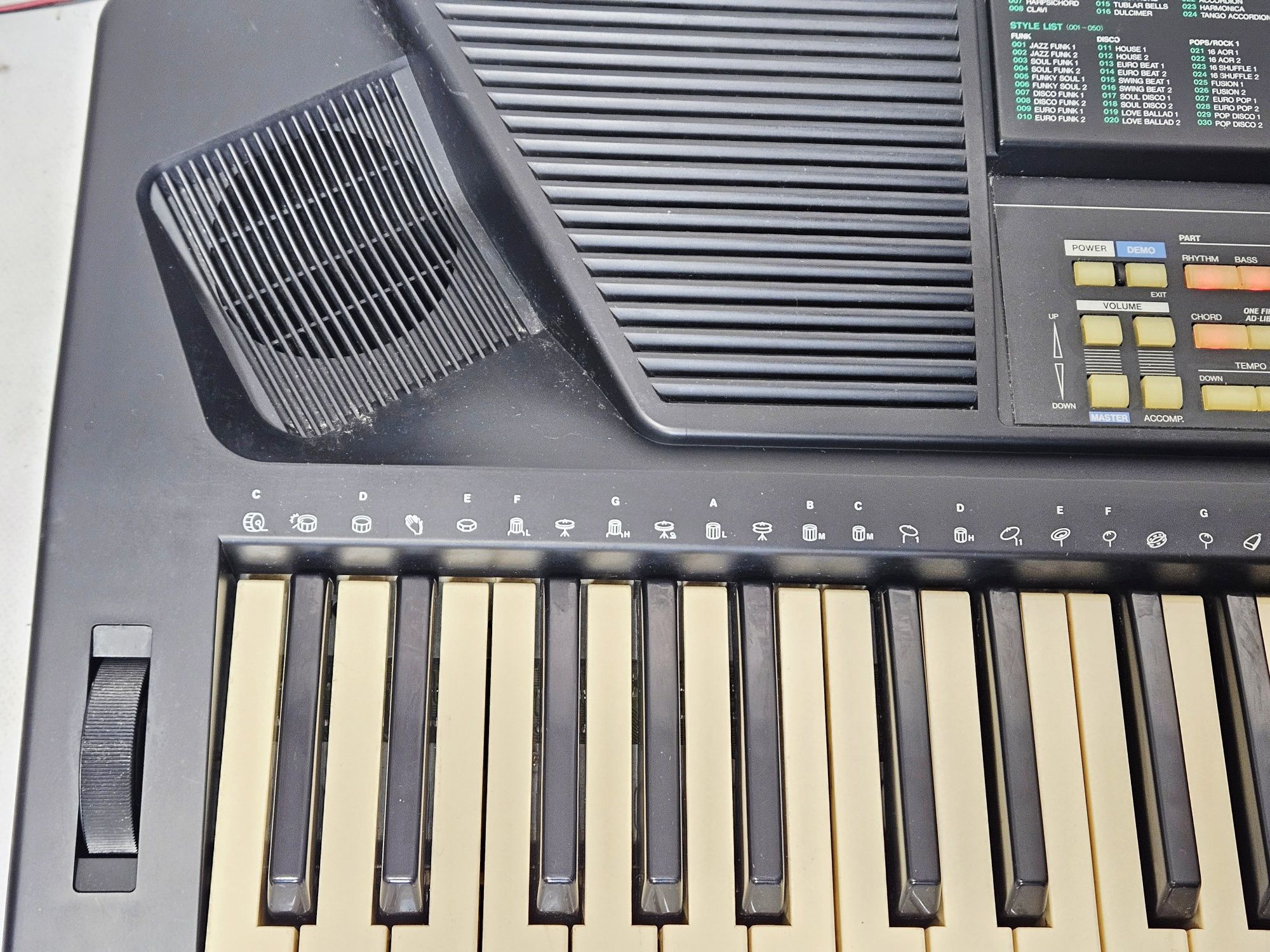 Japoński keyboard Kawai Super 3D X50-D, Dynamiczna klawiatura