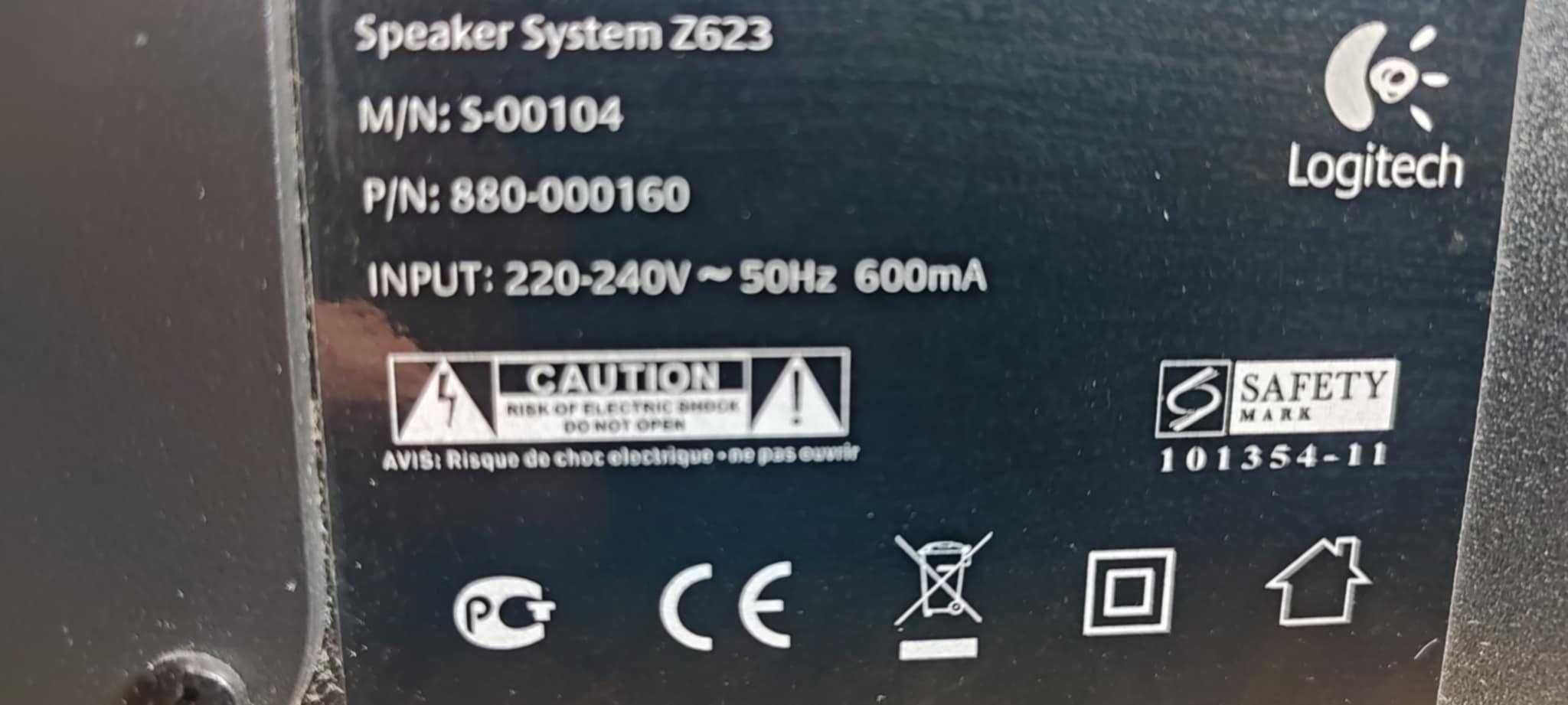 Logitech 2.1 Z623 THX Speaker System