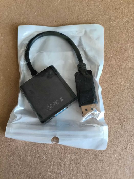 Адаптер DisplayPort DP-VGA 1080P,  для ПК, ноутбука, монітора