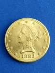 Złota moneta 10 dolarów Liberty
