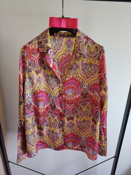 Kolorowa koszula damska oversize L/XL
