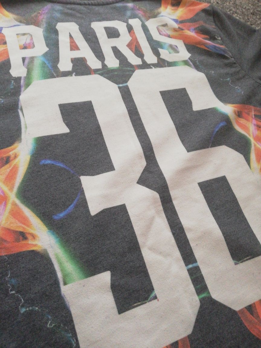 Bluza męska Paris 36 Primark szara rozmiar M stan bardzo dobry