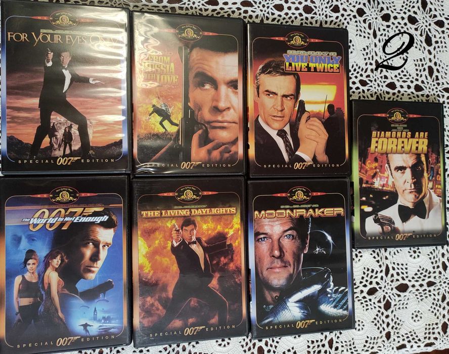 007 DVD James Bond Collection (NTSC) 3 Cx 20 Filmes