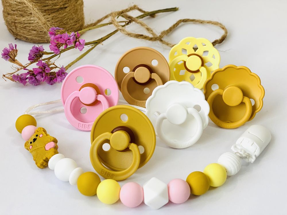 Пустушки BIBS Colour, DeLux , Boheme, FRIGG Бибс
