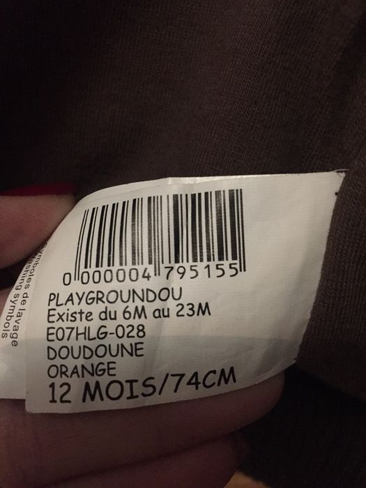 Casaco / Doudoune Menino 12meses DPAM