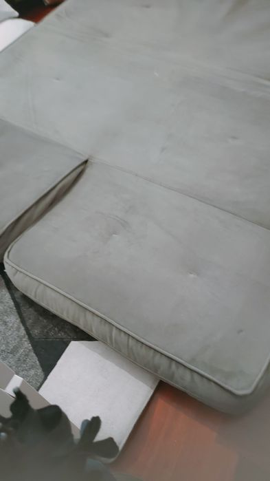 Sofá cambalhota dorme há vontade 4 pessoas está em muito bom uso