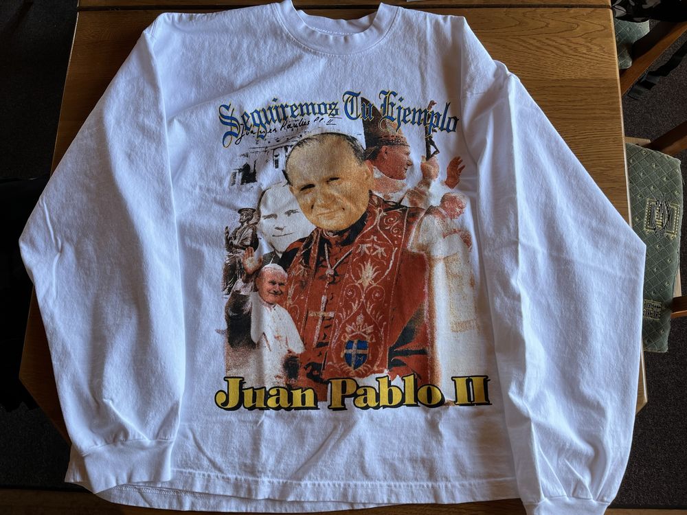 Yzy Jan Paweł II White Lives Matter longsleeve XL-XXL Kanye West Yeezy