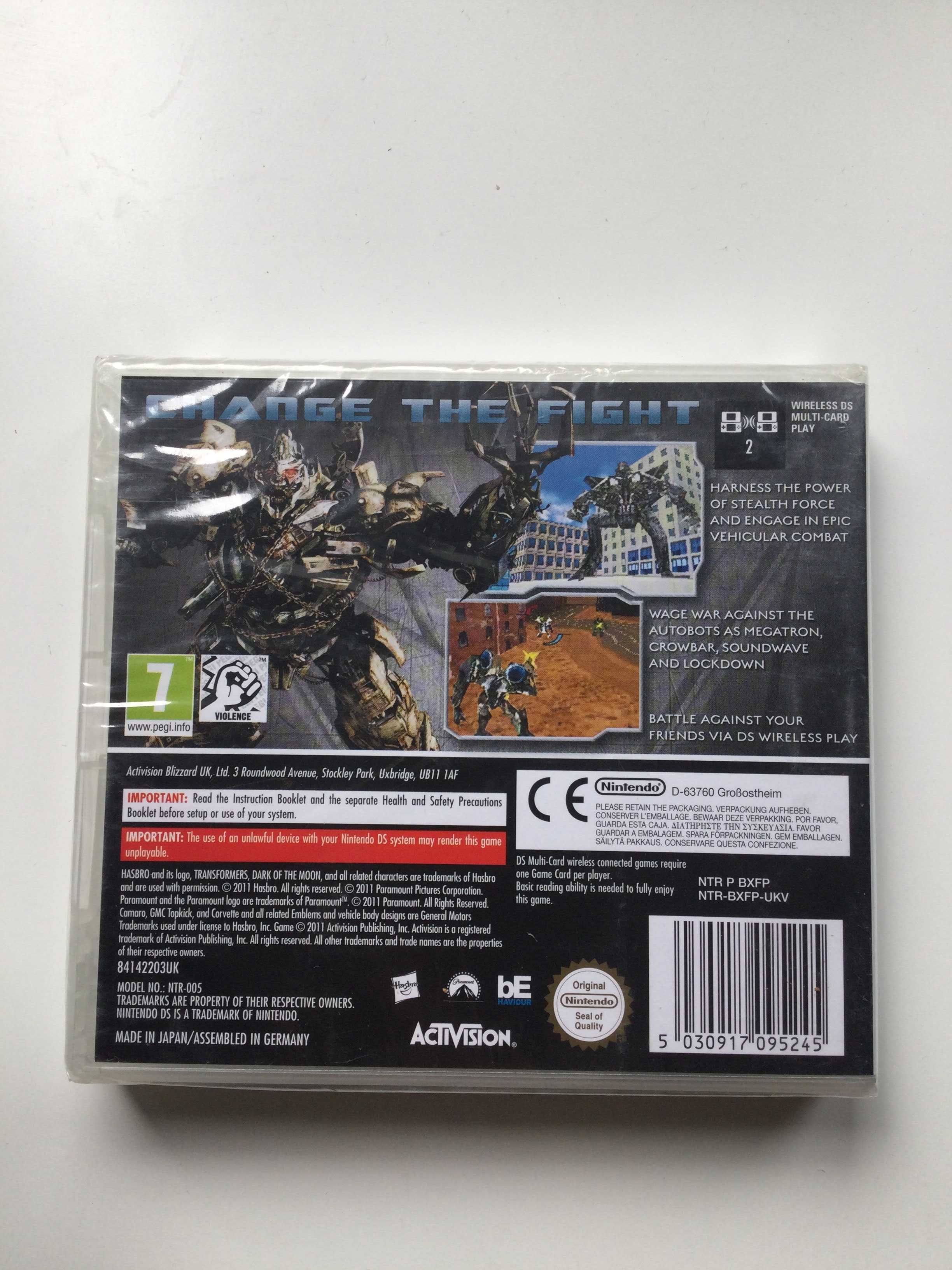 NintendoDs- Transformers Dark Of The Moon Deceptions (selado)