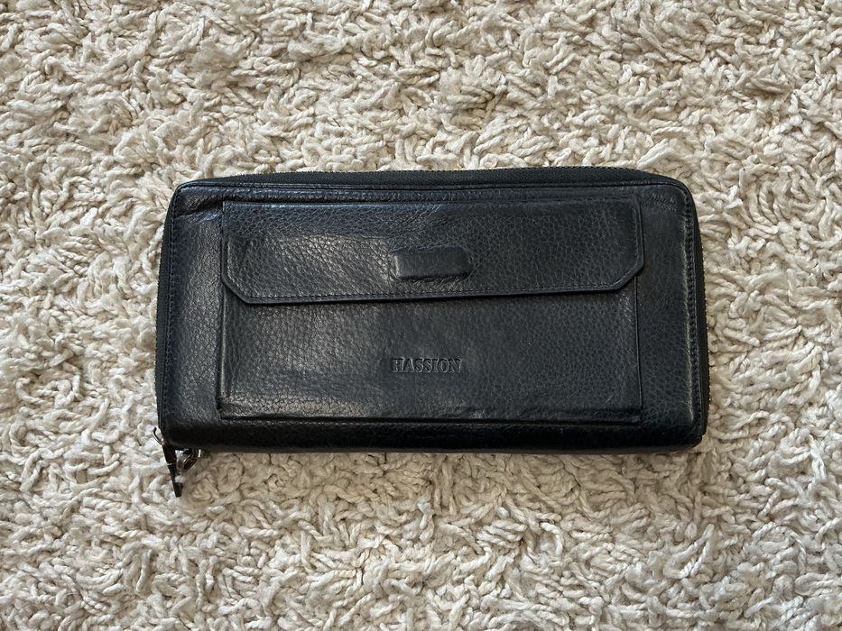 Клатч кожаный мужской Hassion.