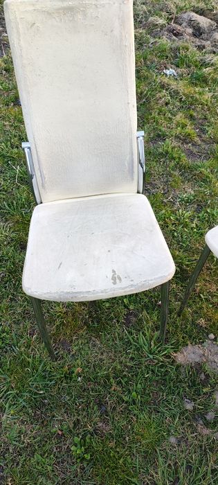 Krzesła do renowacji okazja chromy 6szt