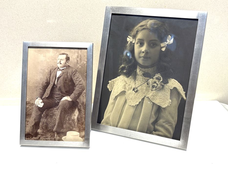 Molduras vintage em prata portuguesa contrastada - preços individuais