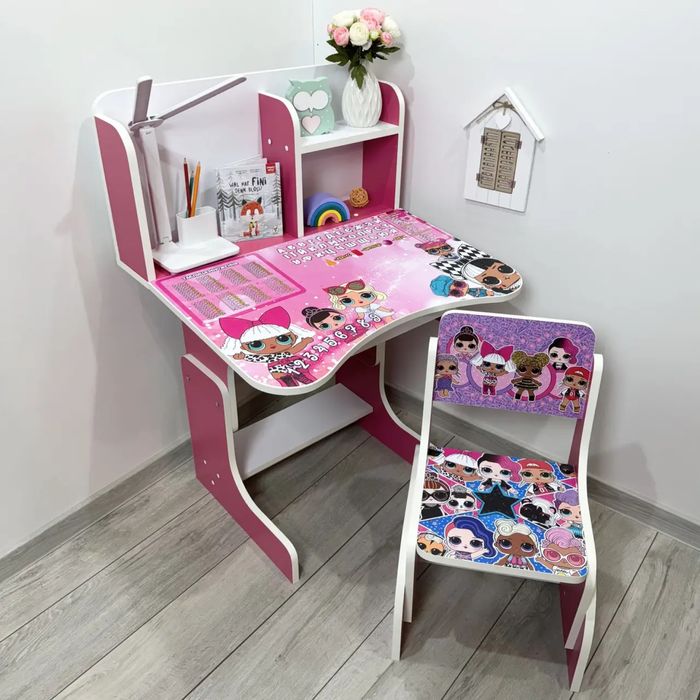 Парта зростаюча лол,парта дитяча ,парта для навчання ,дитячий столик.