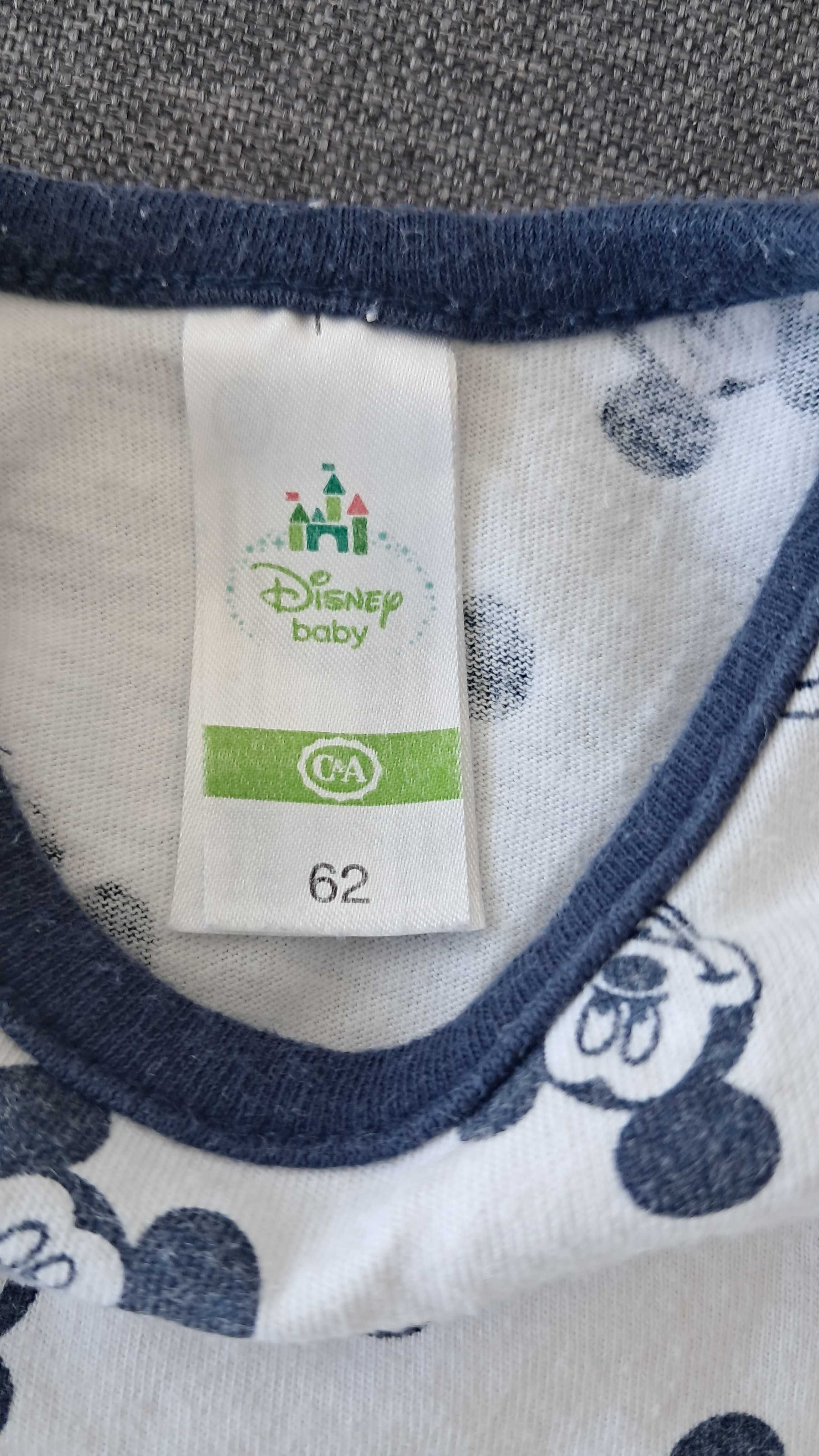 Body niemowlęce Mickey Mouse Myszka Miki długi rękaw C&A