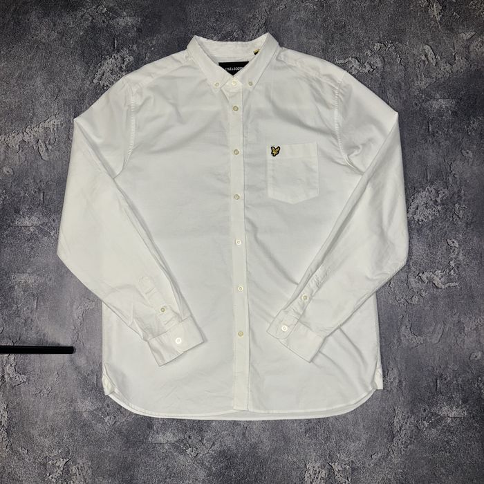 Біла сорочка Lyle&Scott XL розмір оригінал
