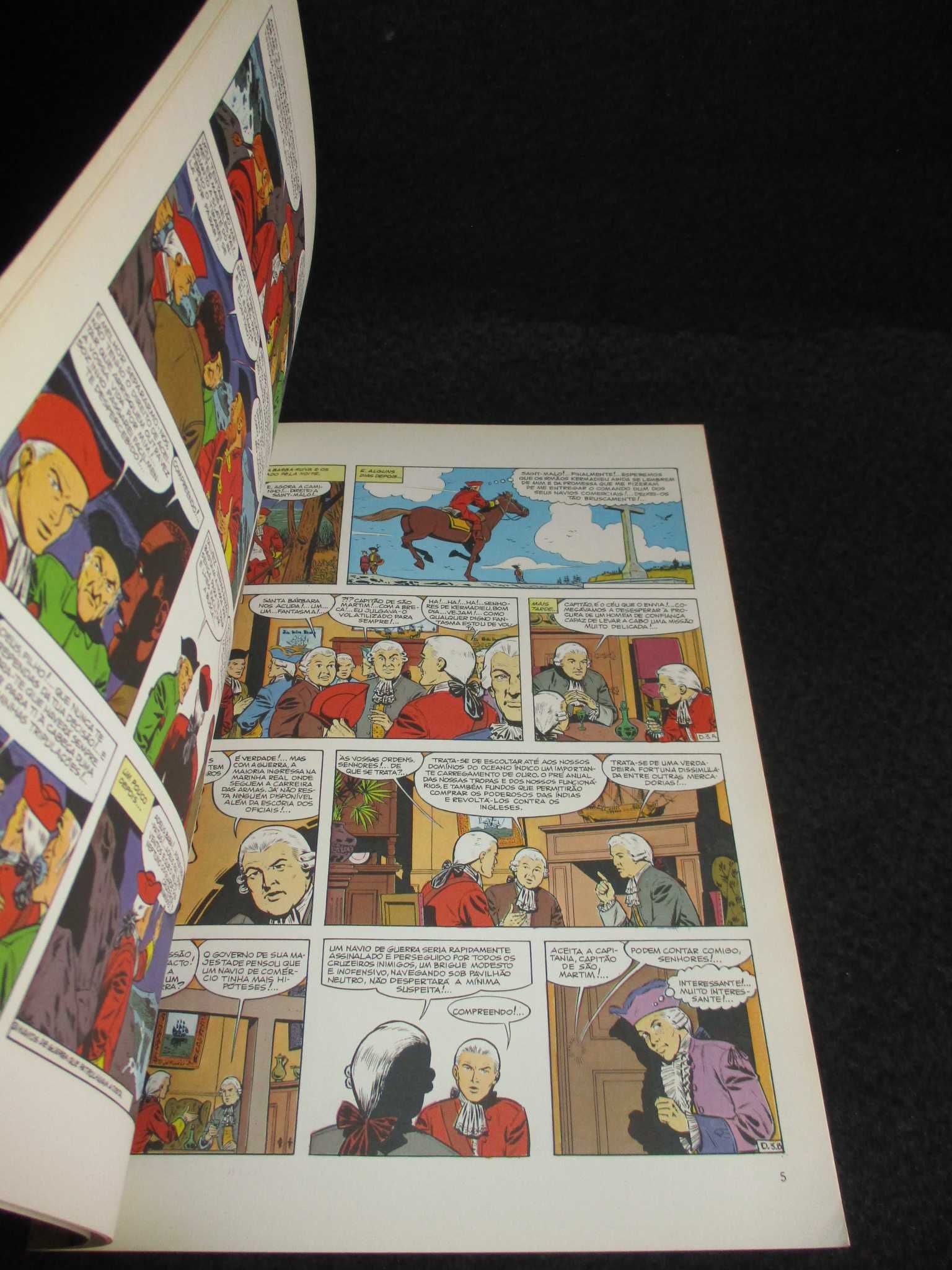 Livro BD Desafio ao Rei Uma Aventura de Barba Ruiva