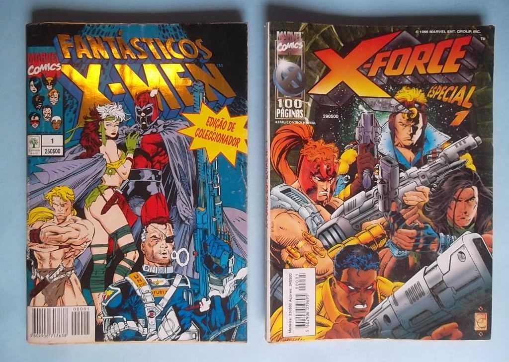 FANTÁSTICOS X-MEN Nº 1 e X-FORCE ESPECIAL Nº 1