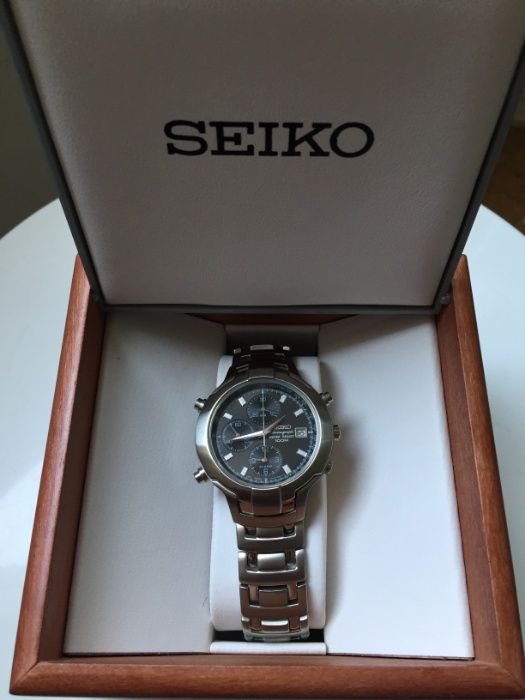 Relógio SEIKO 7T32-7G90 cronografo alarme - nunca usado