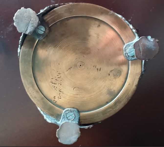 Popielniczka II Rzeczpospolita, Kantynowa?  Brąz/Mosiądz?