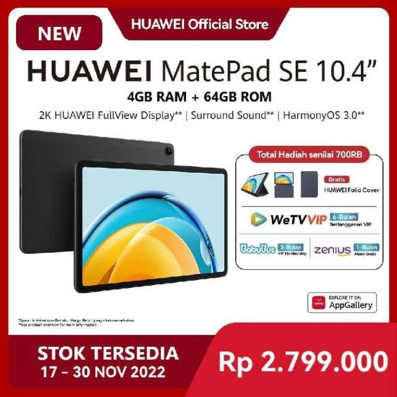 Huawei.Tablet 10.36 cala. Pamięć 4/64gb.Gw prod.Sklep Google Play