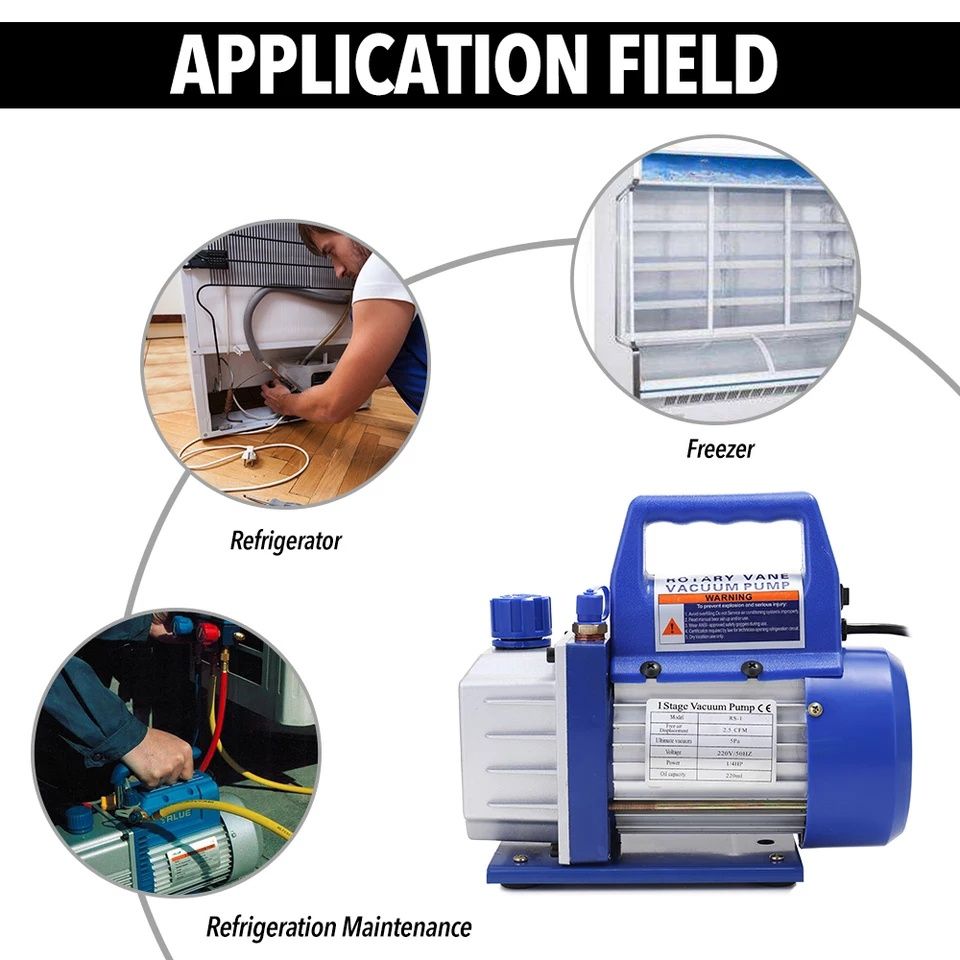 Bomba de vácuo manutenção refrigeração ar condicionado