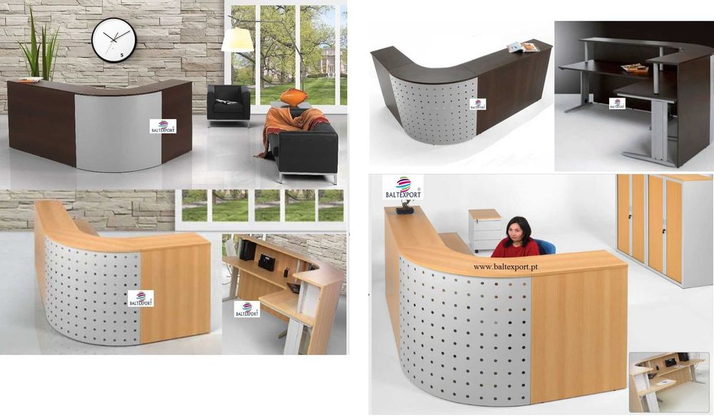 Mesa reunião secretária Escritorio cadeira visitante material Novo