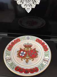 Prato porcelana Casamento Duques de Bragança - Coleções Philae