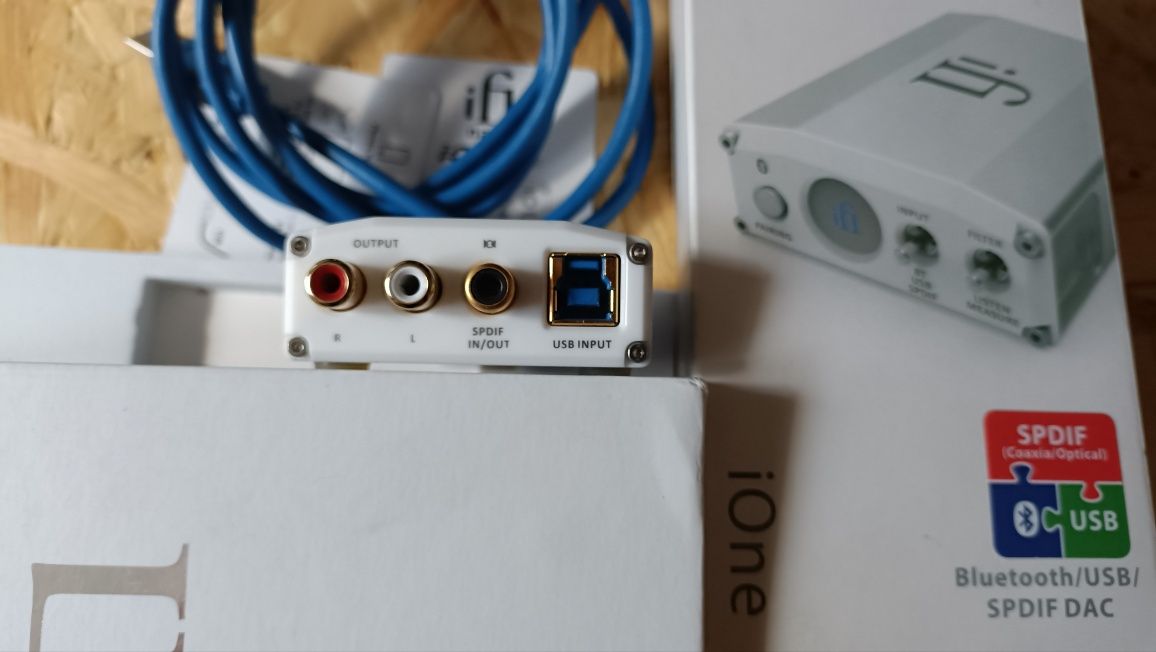 USB Bluetooth DSD SPDIF DAC Цап converter iOne от английской IFI