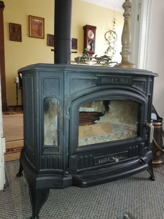 Piec żeliwny koza KRATKI K9 Ø 130 10 kW + zestaw rur