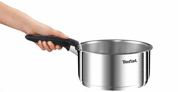 Zestaw patelni  garnków TEFAL Emotion Stal do wszystkich kuchenek 8 el